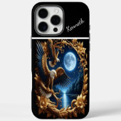 Eagle's maanverlichte oceaan Case-Mate iPhone case (Achterkant)