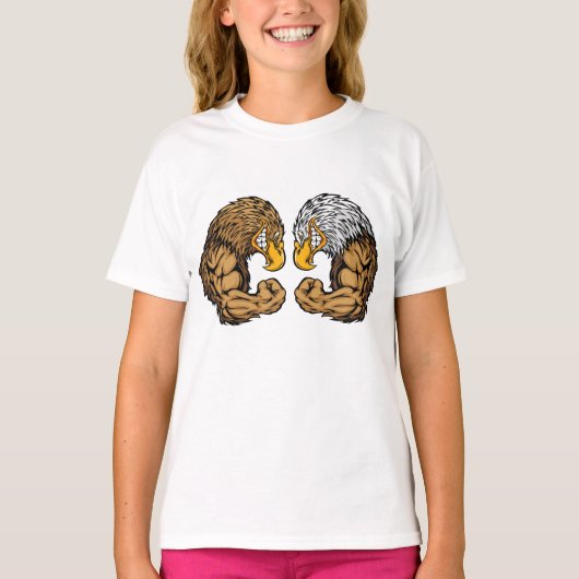 Eagles met spieren t-shirt (Voorkant)