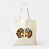 Eagles met spieren tote bag (Achterkant)