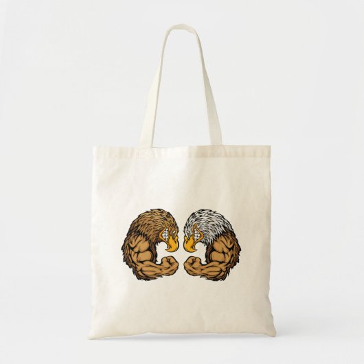 Eagles met spieren tote bag (Voorkant)