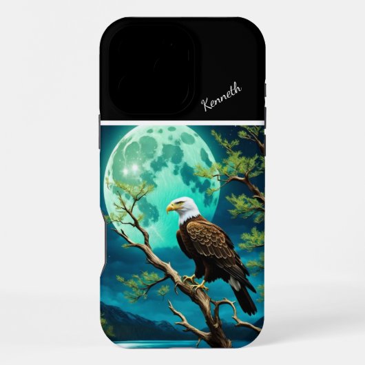 Eagle's Moonlight Watch iPhone Hoesje (Achterkant)