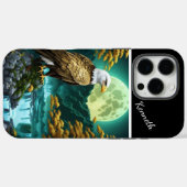 Eagle's Moonlit Horloge Case-Mate iPhone Case (Achterkant (horizontaal))