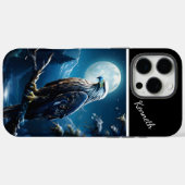 Eagle's Moonlit Horloge Case-Mate iPhone Case (Achterkant (horizontaal))
