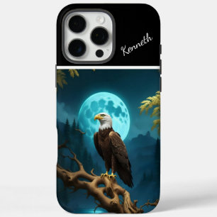 Eagle's Moonlit Horloge iPhone 16 Pro Max Hoesje