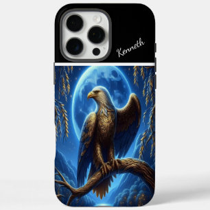 Eagle's Moonlit Horloge iPhone 16 Pro Max Hoesje