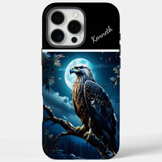Eagle's Moonlit Vigil Case-Mate iPhone Case (Achterkant)