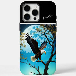 Eagle's Moonlit Vigil iPhone 16 Pro Max Hoesje