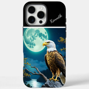 Eagle's Moonlit Vigil iPhone 16 Pro Max Hoesje