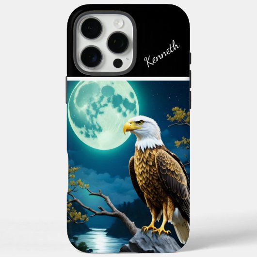 Eagle's Moonlit Vigil Case-Mate iPhone Case (Achterkant)
