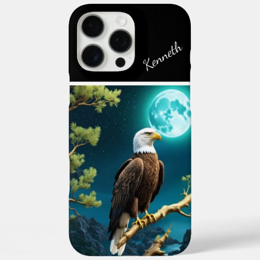 Eagle's Moonlit Vigil Case-Mate iPhone Case (Achterkant)