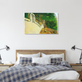 Eagle's Nest Observatory on Columbia River Canvas Afdruk (Insitu (Slaapkamer))