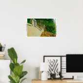 Eagle's Nest Observatory on Columbia River Poster (Thuiskantoor)