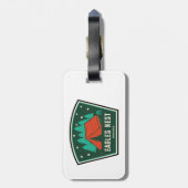 Eagles Nest Wilderness Colorado Camping Bagagelabel (Achterkant verticaal)