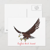 Eagles niet tweet briefkaart (Voorkant / Achterkant)