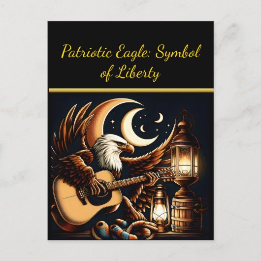 Eagles Night Serenade Briefkaart (Voorkant)