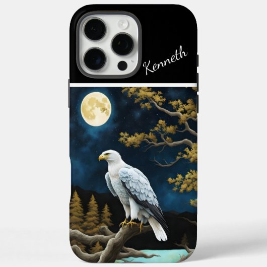 Eagle's Nighttime Willow Perch Case-Mate iPhone Case (Achterkant)