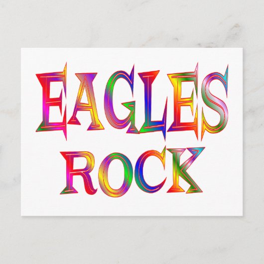Eagles Rock Briefkaart (Voorkant)