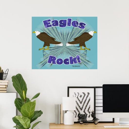 Eagles Rock! Poster (Thuiskantoor)