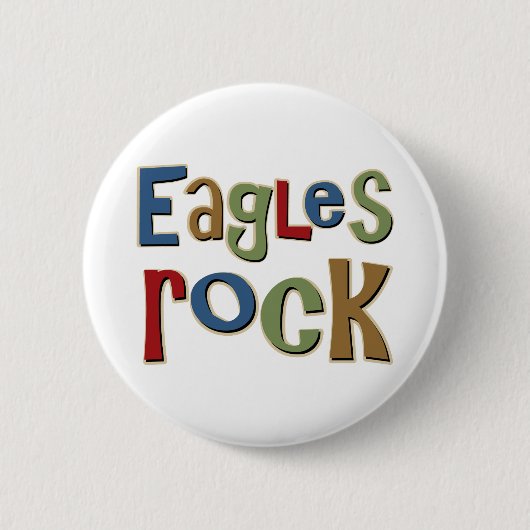 Eagles Rock Ronde Button 5,7 Cm (Voorkant)