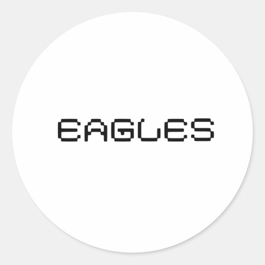 Eagles Ronde Sticker (Voorkant)
