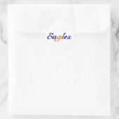 Eagles Ronde Sticker (Tas)