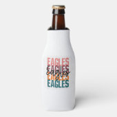 Eagles School Sports Fan Team Spirit Flesjeskoeler (Fles Voorkant)