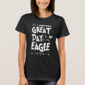 Eagles School Sports Fan Team Spirit Mascot   T-shirt (Voorkant)