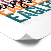 Eagles School Sports Fan Team Spirit Poster (Hoek)