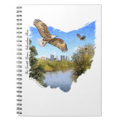 Eagles Scioto River Columbus Ohio notebook Notitieboek (Voorkant)
