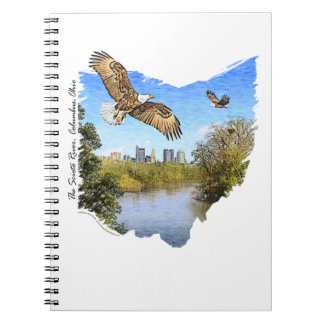 Eagles Scioto River Columbus Ohio notebook Notitieboek