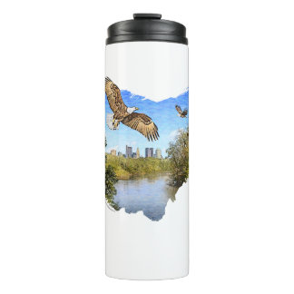 Eagles Scioto River Columbus Ohio Thermal Tumbler Thermosbeker