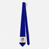 Eagles Sport Blauw Wit Ketting Stropdas (Voorkant)