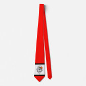 Eagles Sport Rood Wit Ketting Stropdas (Voorkant)