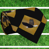 Eagles Sports Black Gold Necktie Stropdas