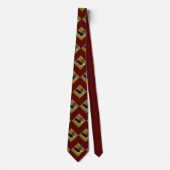 Eagles Sports Maroon Gold Necktie Stropdas (Voorkant)