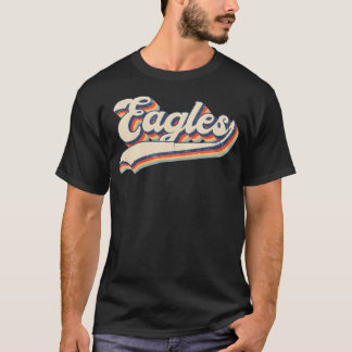 Eagles Sports Name  Retro Gift Mannen Women Bo T-shirt