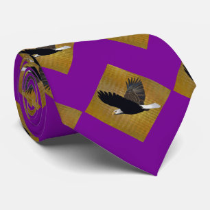 Eagles Sports Paars Gold Necktie Stropdas