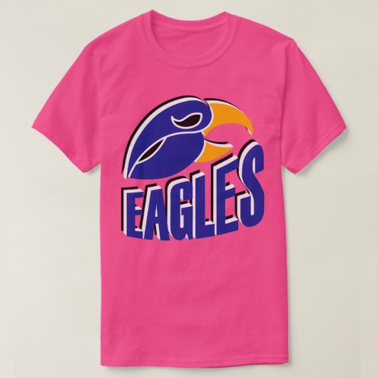 Eagles Sports Team blue amp gold T-shirt (Design voorkant)