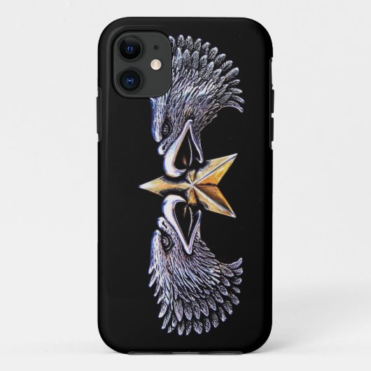Eagles & Star iPhone 5 Hoesje (Achterkant)