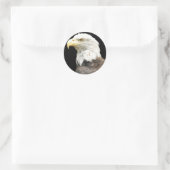 Eagles Stare Ronde Sticker (Tas)