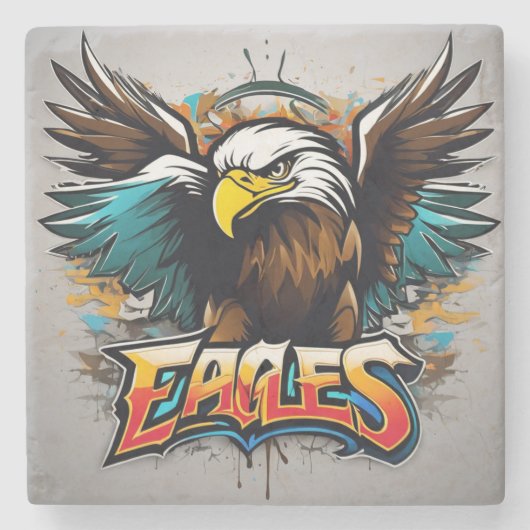 Eagles Stenen Onderzetter (Voorkant)