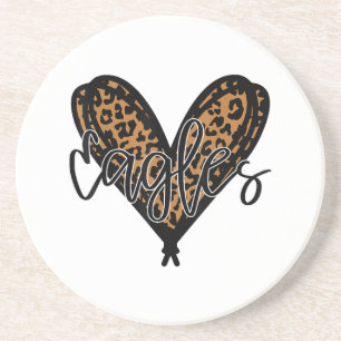 Eagles Teacher Student School Sports Fan Team Spir Zandsteen Onderzetter