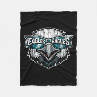 Eagles Vintage Gift for Men Women Boys Girls Kids Fleece Deken