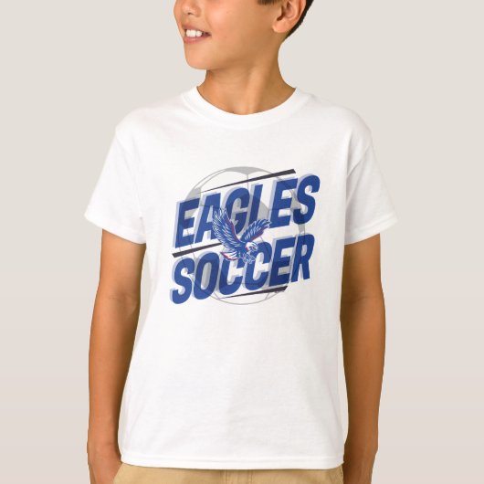 Eagles Voetbal LB, GraphicLoveShop T-shirt (Voorkant)