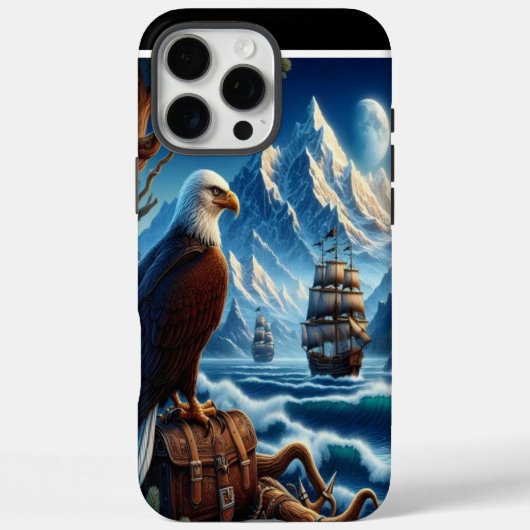 Eagle's Watch Over het Zee Case-Mate iPhone Case (Achterkant)