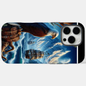 Eagle's Watch Over het Zee Case-Mate iPhone Case (Achterkant (horizontaal))