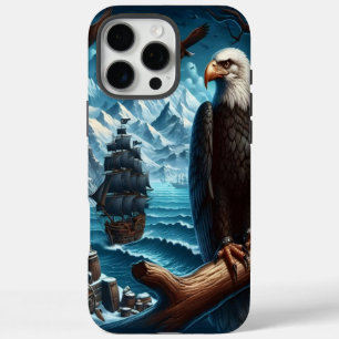 Eagle's Watch Over Schip iPhone 16 Pro Max Hoesje