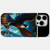 Eagle's Watch over verre schepen Case-Mate iPhone Case (Achterkant (horizontaal))