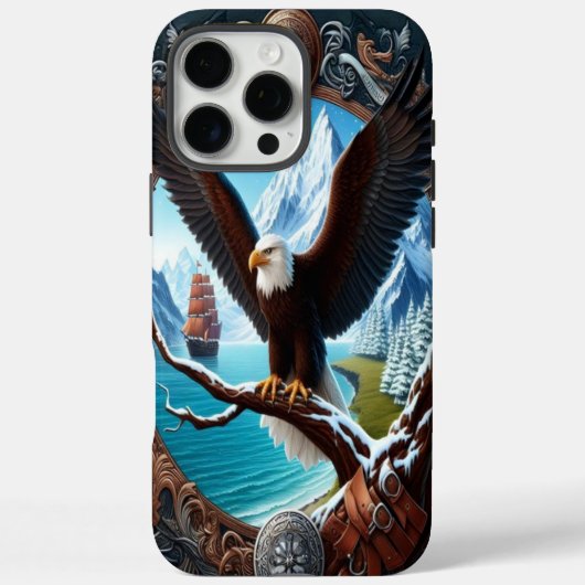 Eagle's Watch Over Winter Zeeen Case-Mate iPhone Case (Achterkant)