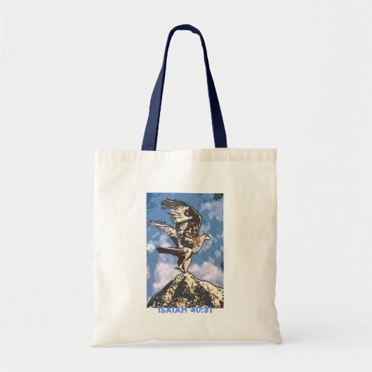 Eagles Wings - Isaiah 40:31 Tote Bag (Voorkant)